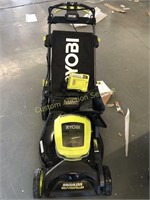 Ryobi 20volt- chargeable lawn mower. No battery