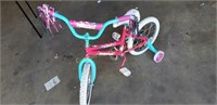 16" magna jewel girls bike w/ training wheels