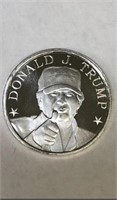 1/10 ounce Silver 999 fine Donald Trump