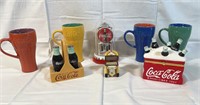 Collection of Coca-Cola decorative items