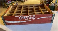 “Enjoy Coca-Cola” wooden bottle carrier