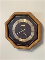 Linden Quartz Octogonal Wall Clock