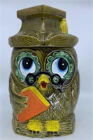 Vintage Wise Owl cookie jar