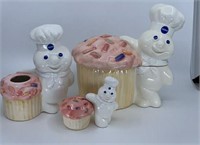 Pillsbury Dough Boy cupcake cookie jar