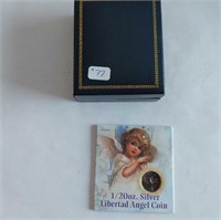 2002 - 1/20 oz. Silver Lebertad Angel Coin