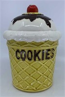 Ice cream sundae cookie jar