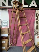 Excellent 8ft antique ladder