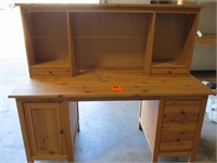 Wooden Desk & Top Section
