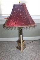 Brass Table Lamp 32"T