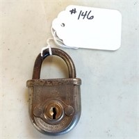 Antique Pad  Lock no Key