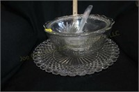 Punch Bowl, Ladles, & Under Tray