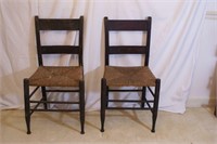 Antique Rush Bottom Chairs