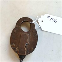 Antique Pad Lock no Key - CPR