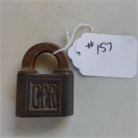 Antique Pad Lock no Key - CPR