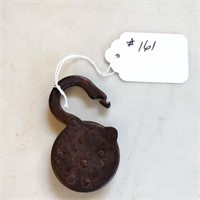 Antique Pad Lock no Key - Fraim