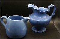 Ceramic Blue Pitchers