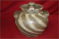 Catawba Valley Pottery lidded Jar by Charles