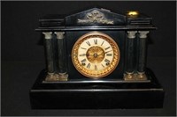 Ansonia Black Mantle Clock