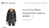 Junior down XL jacket