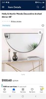 Holly & martin arched mirror 48"