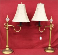 Pair of Contemporary Lamps 30"