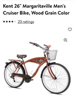 Margaritaville wood grain 26" bike