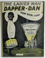 Dapper-Dan From Dixie Land Blackface Sheet Music