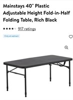 Mainstay 40" folding table