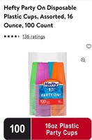 Hefty party cups