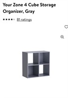 4 cube organizer