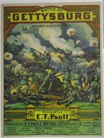 Battle of Gettysburg ET Paul Sheet Music