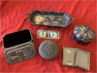 Lenox Silverplate Jewelry Box and more
