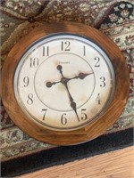 Wooden wall clock