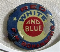 Bohannons Red White & Blue Vintage Tobacco Tag