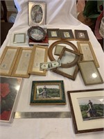 Lot of 17 picture frames