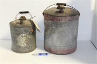2 METAL GAS CANS