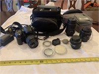 Nikon D80 AF Camera w/ 4 lenses and accessories