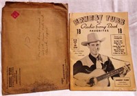 1941 Ernest Tubb Songbook with Mailer