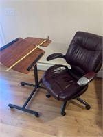 Adjustable Mobile Desk work station & office chair