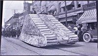 1910's Tank Parade Float Negative