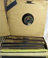 Antique 12" 78 RPM Records & 33 1/3 RPM Record Set