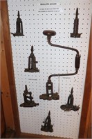 Antique Tool Lot Including Hollow Augers and a