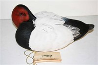 Drake Canvasback Resin Duck Decoy by Wild Wings