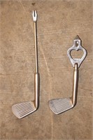 1 Golf Club Bottle Opener and a Golf Club Pickle