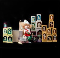 Large Lot of Precious Moments Figurines Christmas