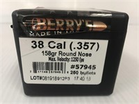 Berry’s Superior Plated Bullets ( 38 Cal. ) (