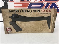 Moss / REM / win 12 ga top folding stock