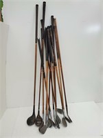 Very Old Wood Golf Clubs