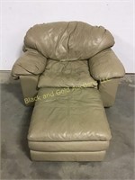 Hustons fine furniture Tan  chair with matching