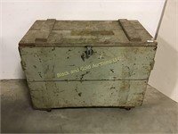 Wood Rolling Crate Box